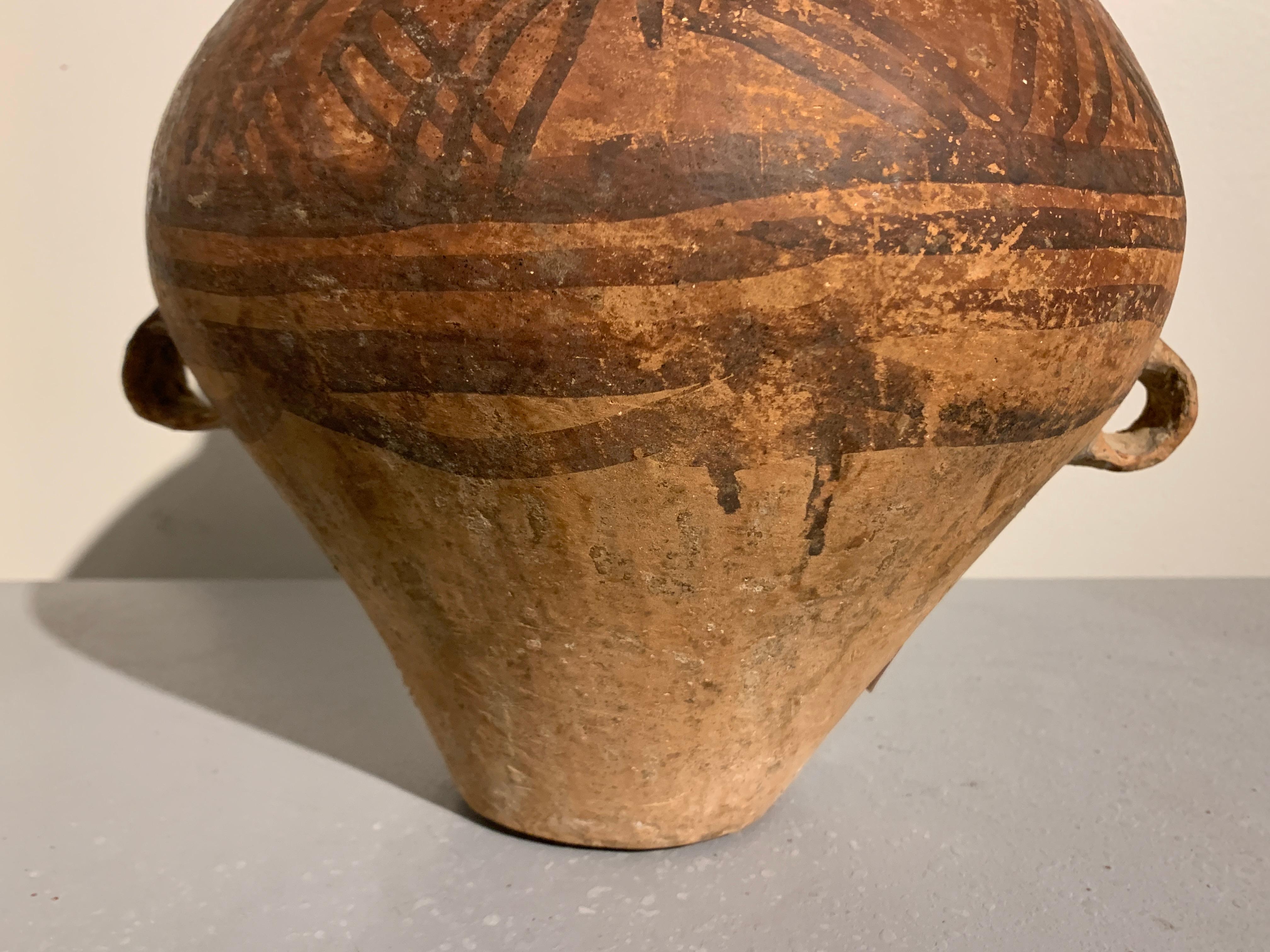 Chinese Neolithic Yangshao Culture Painted Pottery Amphora, circa 3500 BC 2