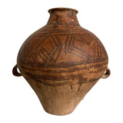 Chinesische neolithische Yangshao-Kultur Bemalte Keramik-Amphora:: ca. 3500 v. Chr