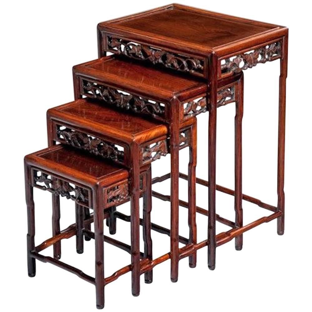 Chinese Nest of Tables For Sale