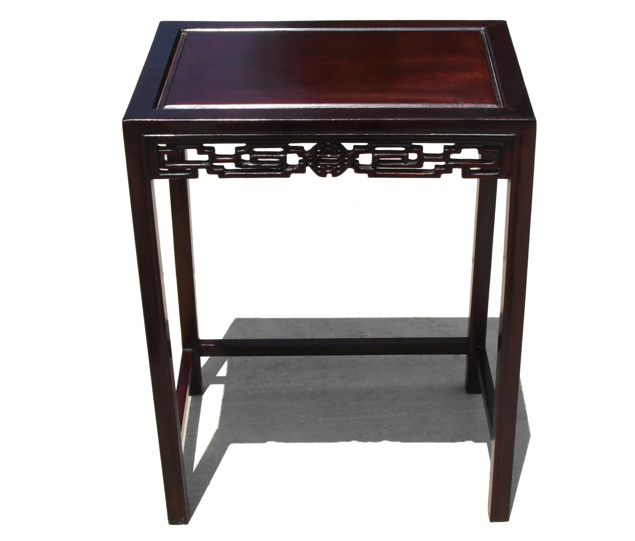 Chinese Nesting Tables Set of Four Solid Rosewood 7