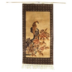 Chinese Nichols Feine Wolle Orientalischer Wandbehang - Teppich 20.Jh.