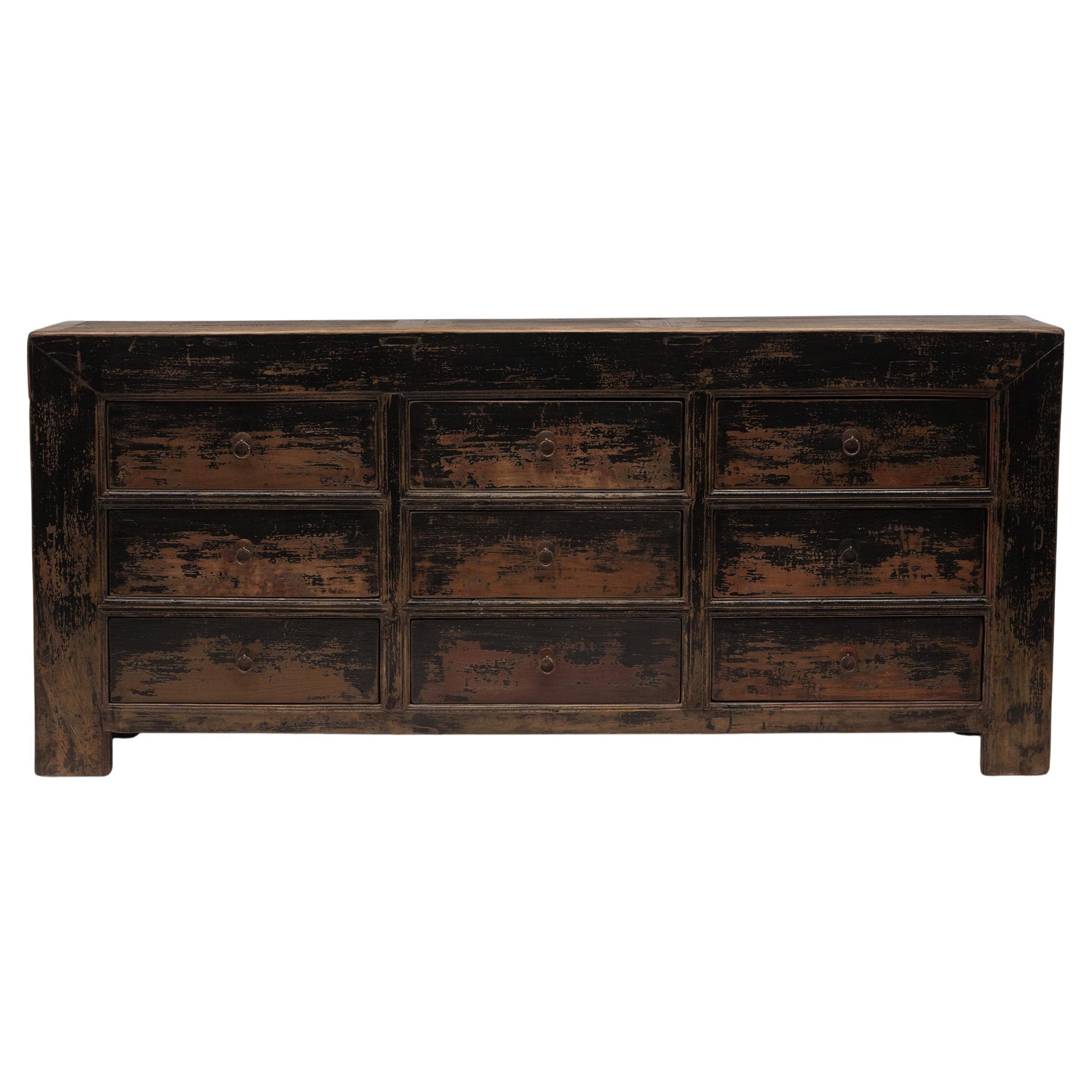 Chinese Nine Drawer Keeper's Coffer, c. 1900