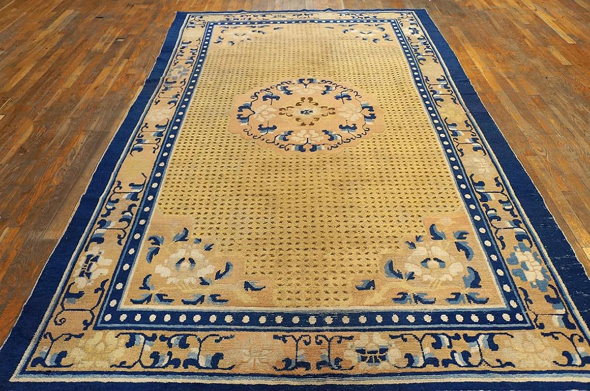 Tapis chinois Ningxia Kang de la fin du 18e siècle ( 6' x 10'3