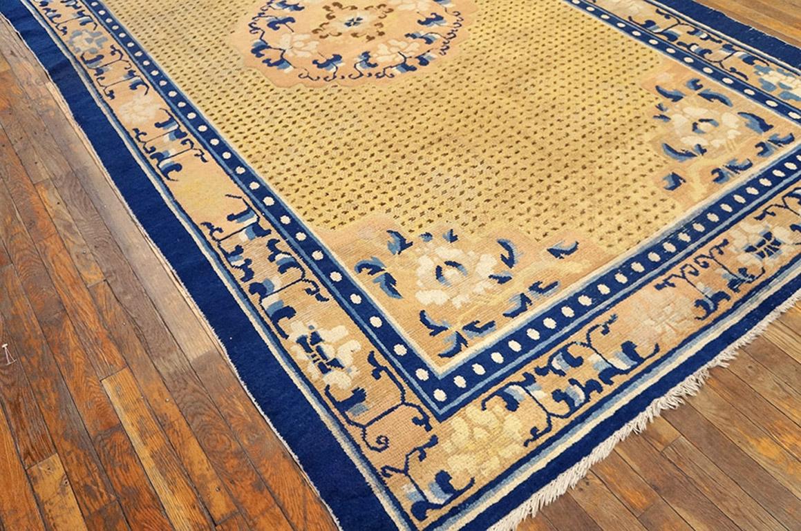 Late 18th Century Chinese Ningxia Kang Carpet ( 6' x 10'3