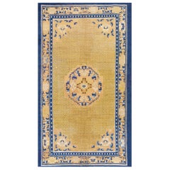 Antique Late 18th Century Chinese Ningxia Kang Carpet ( 6' x 10'3" - 175 x 415 )