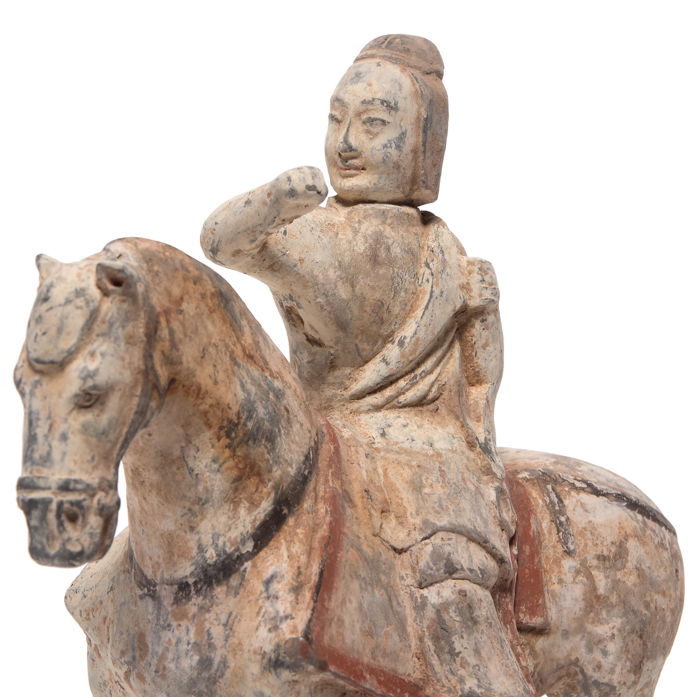 Chinese Northern Qi Equestrian Figure 2