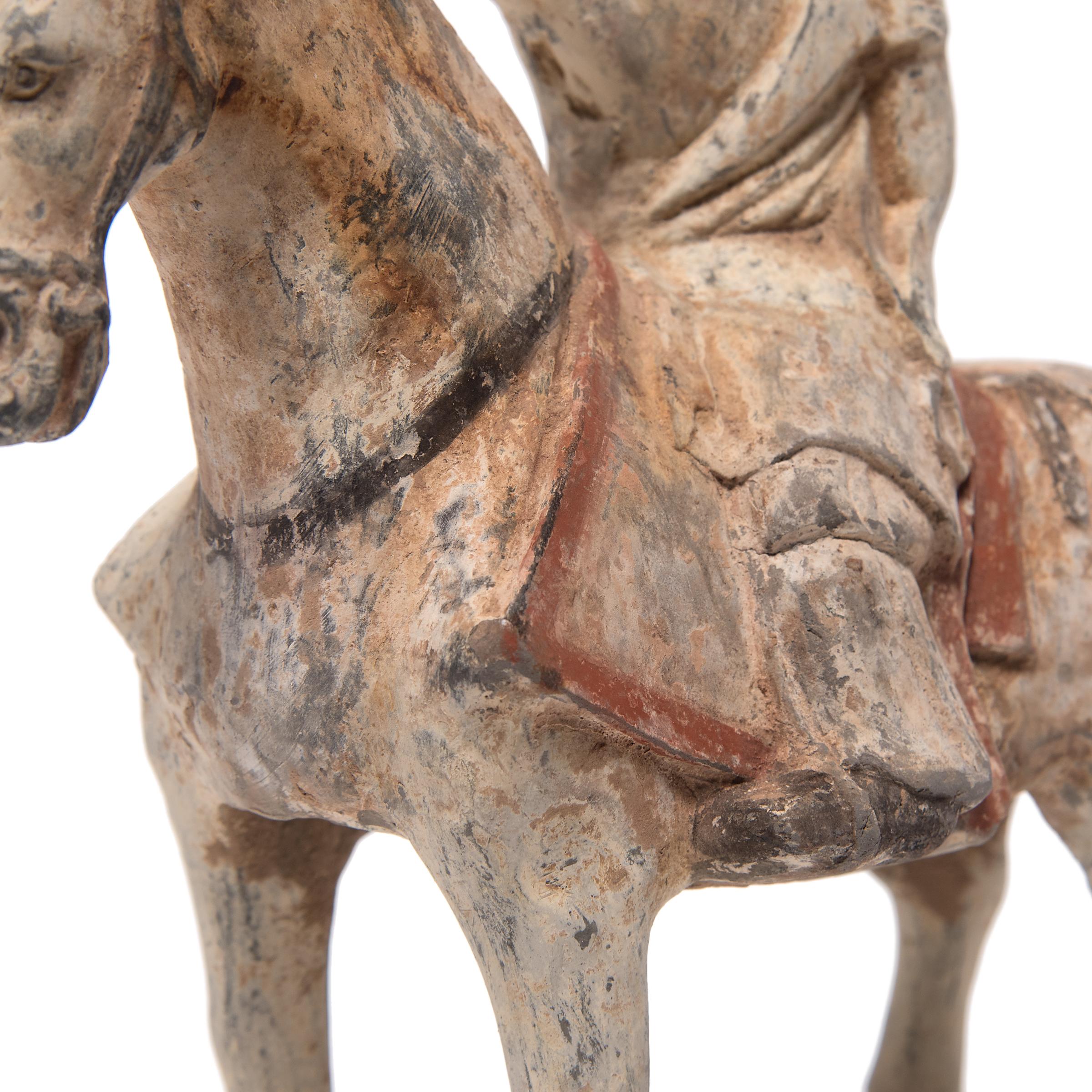 Chinese Northern Qi Equestrian Figure 3