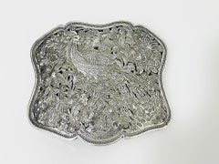 Chinese Nyonya Peranakan set of belt with buckle and bracelet, ca 1900