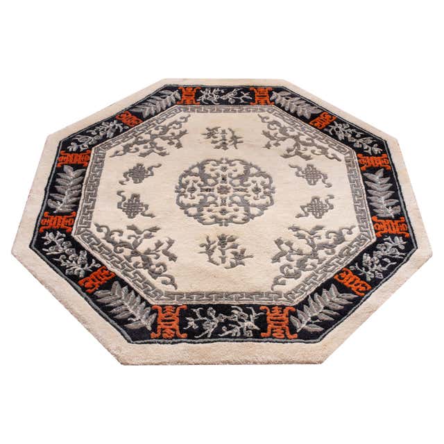 Octagonal Rugs - 426 For Sale on 1stDibs | octagon rug, octagon ...