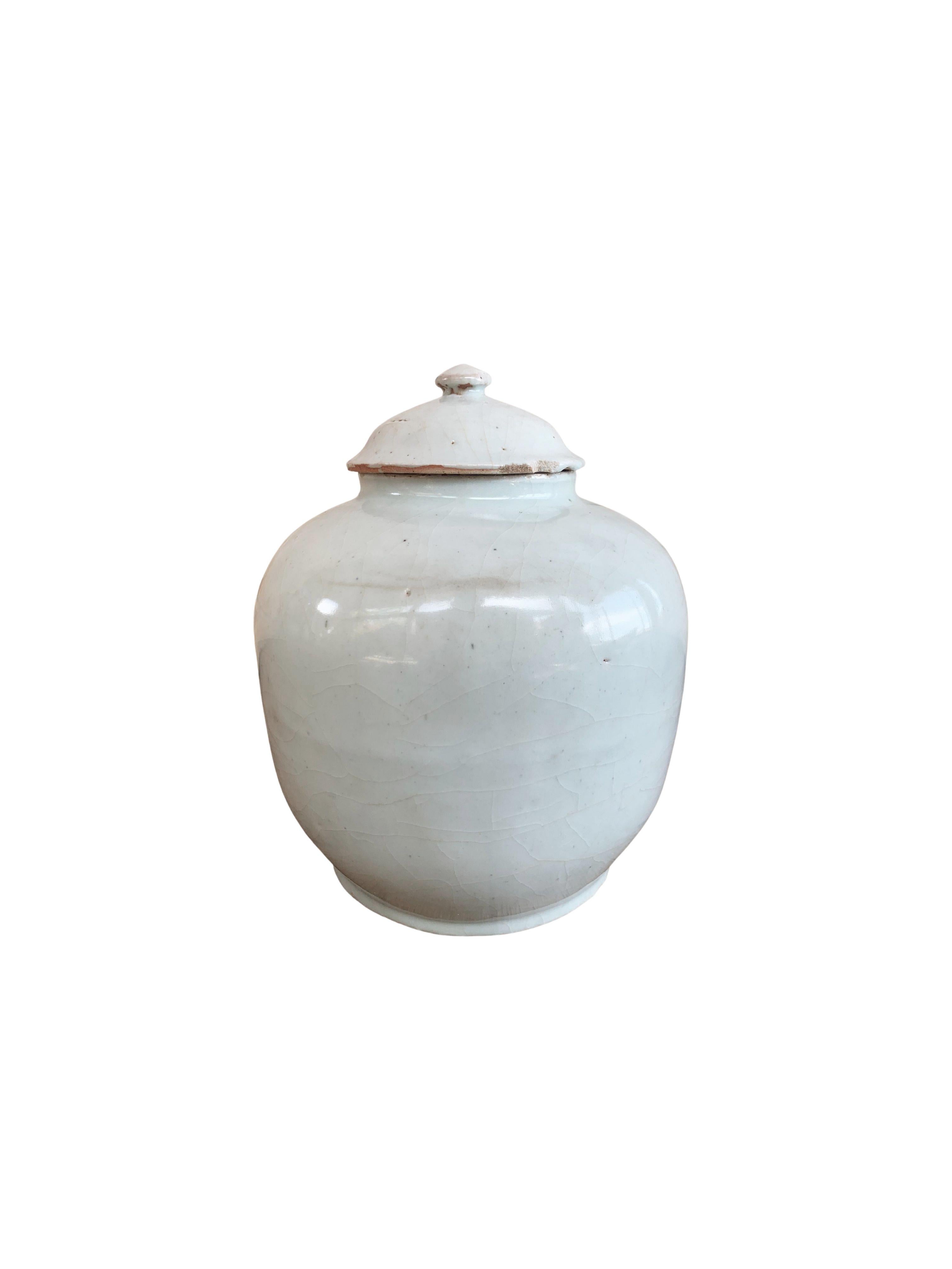 Other Chinese Off-White Ceramic Ginger Jar 