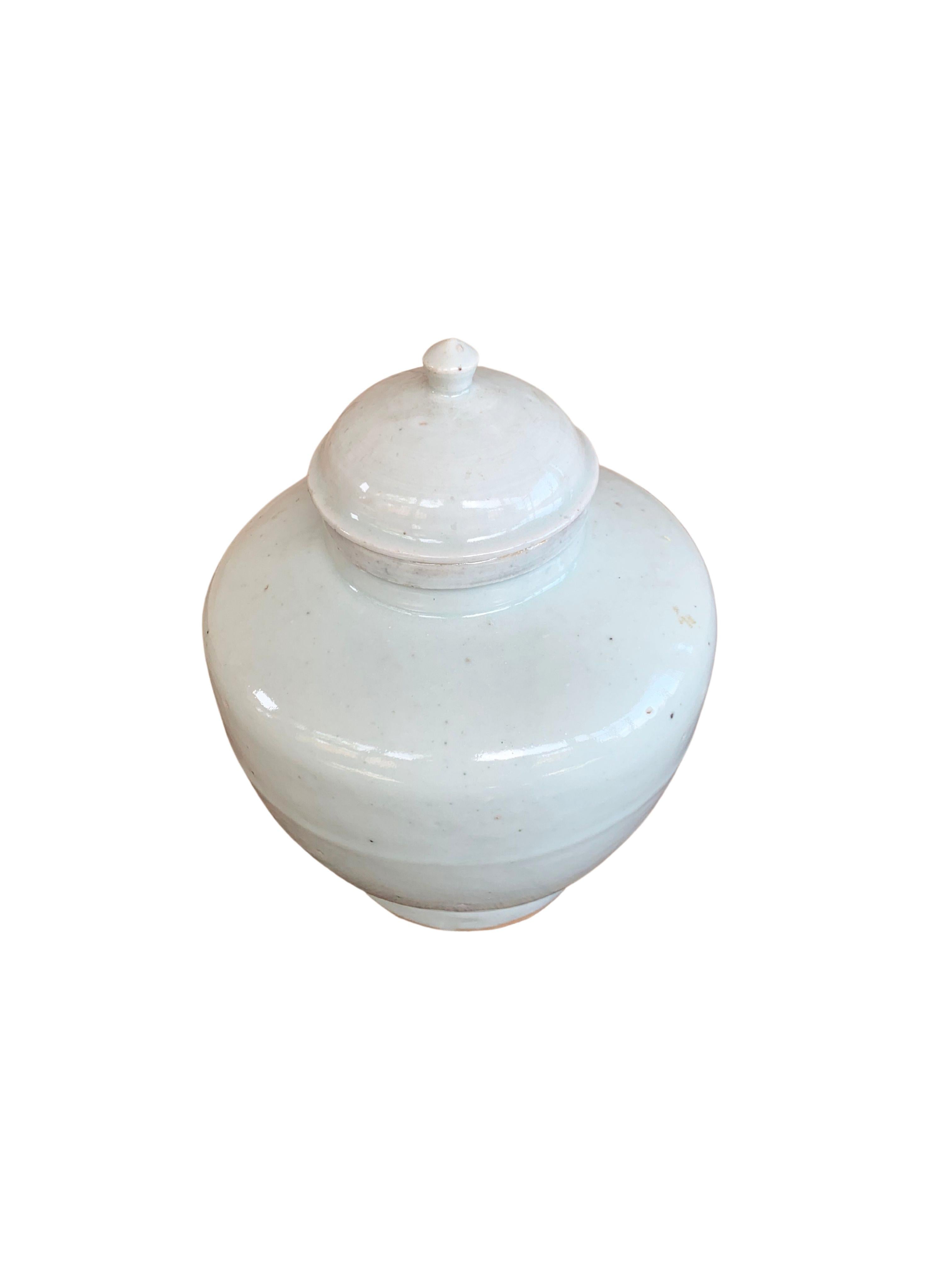 Other Chinese Off-White Ceramic Ginger Jar