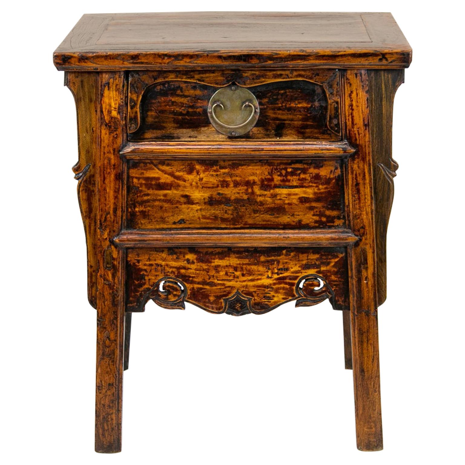 Chinese One Drawer Table For Sale