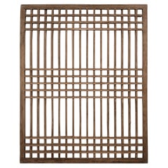 Chinese Open Lattice Window Panel, c. 1850