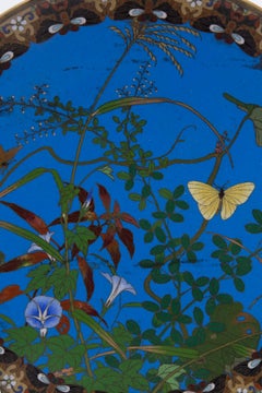 Chinese Ornamental Wall Plate with Butterflies