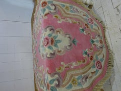 Chinese Oval Wool Rug