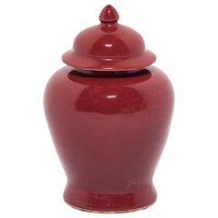 Chinese Oxblood Ginger Jar