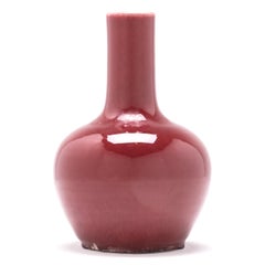 Chinese Oxblood Gooseneck Vase