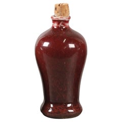 Chinese oxblood porcelain snuff bottle, 18th c.