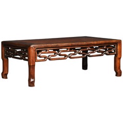 Chinese Padouk Opium Table