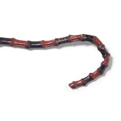 Chinesischer bemalter Bambus-Läufer, um 1850