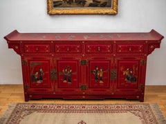 Chinese painted chest of drawers