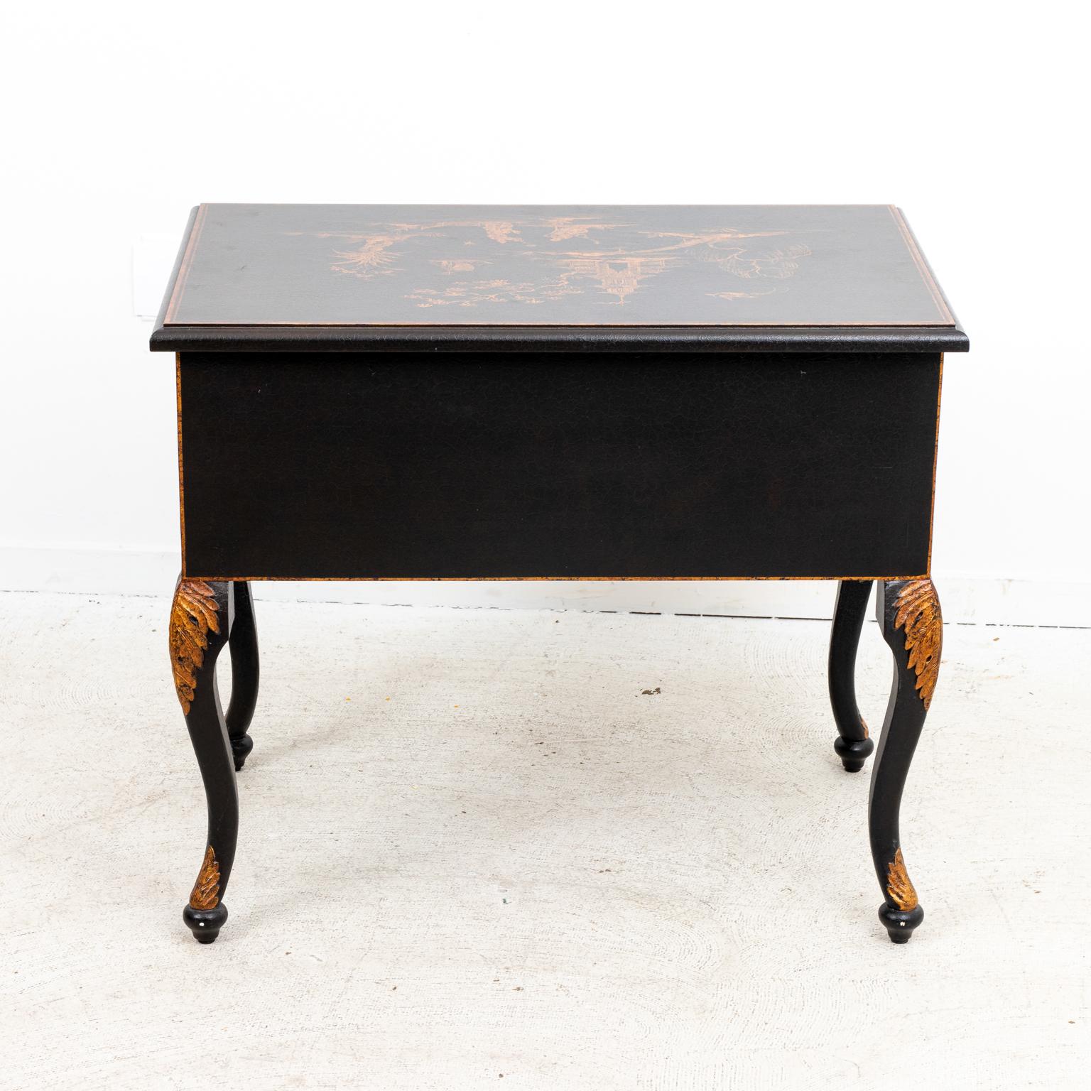 Chinese Painted Chinoiserie Style Side Board 4