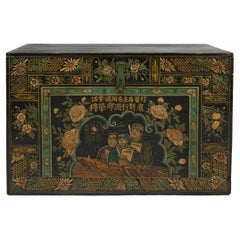 Chinese Painted Festival Trunk, c. 1820