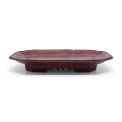 Chinese Painted Footed Tray, c. 1900
