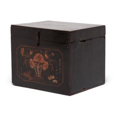 Chinese Painted Keepsake Chest, c. 1900