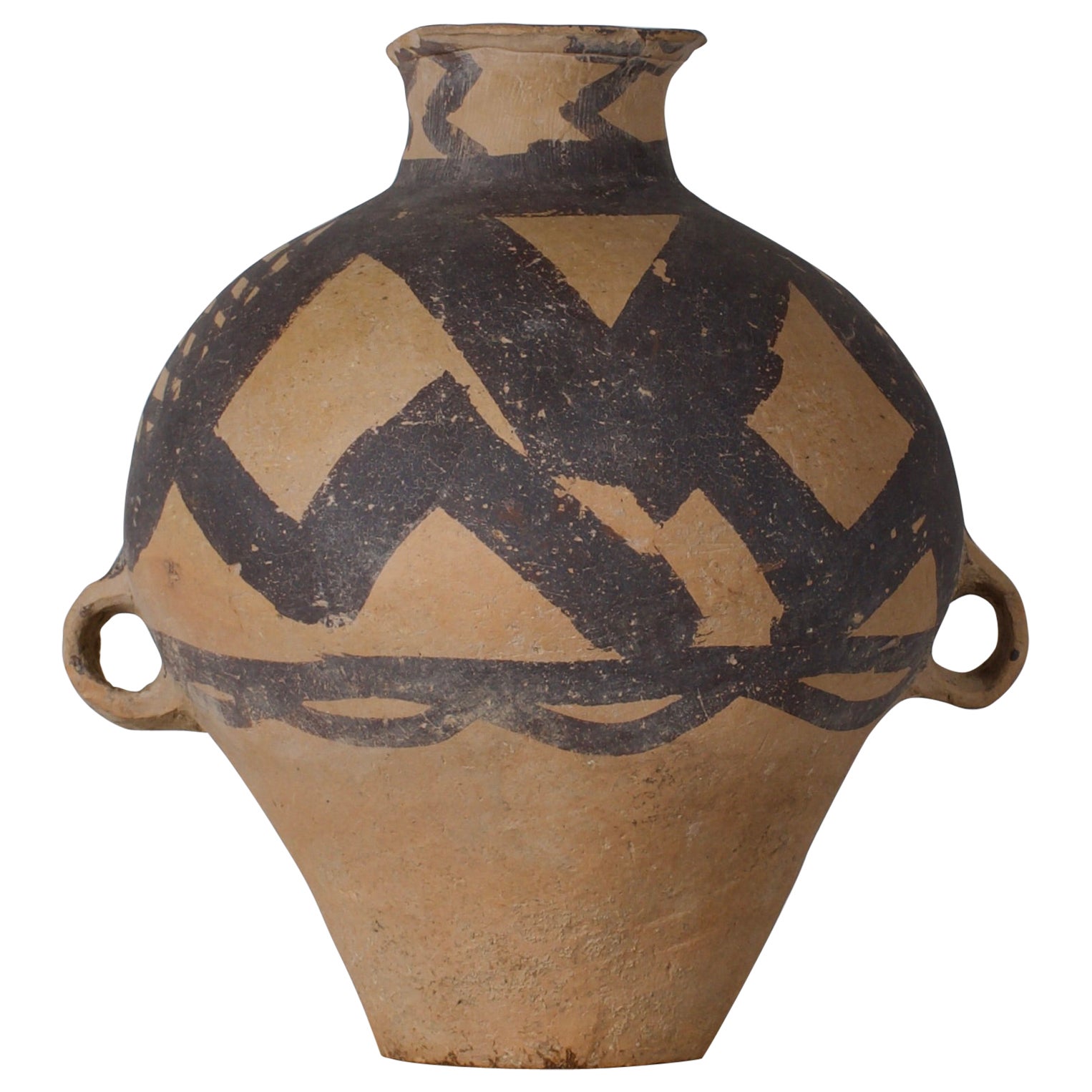 Chinese Painted Neolithic Jar Ca. 3rd-2nd millennium B.C.