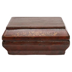 Chinese Painted Snack Box with Deer & Lingzhi, c. 1850