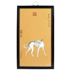 Chinese Painting on Porcelain After Castiglione