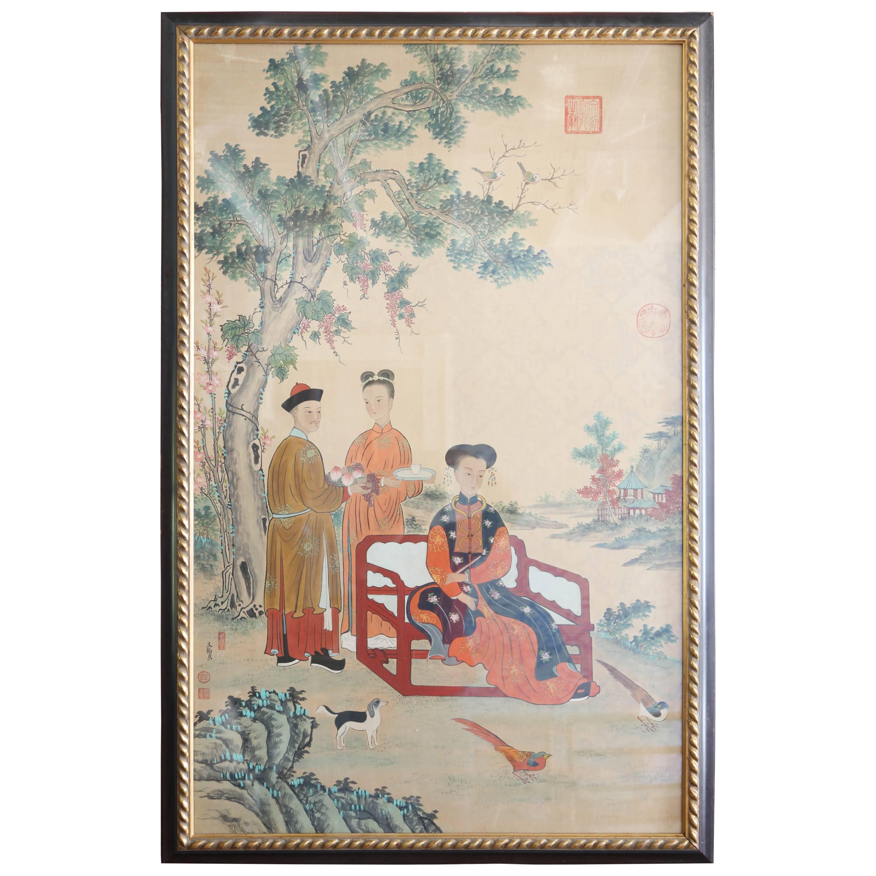 Chinese Painting Stamped