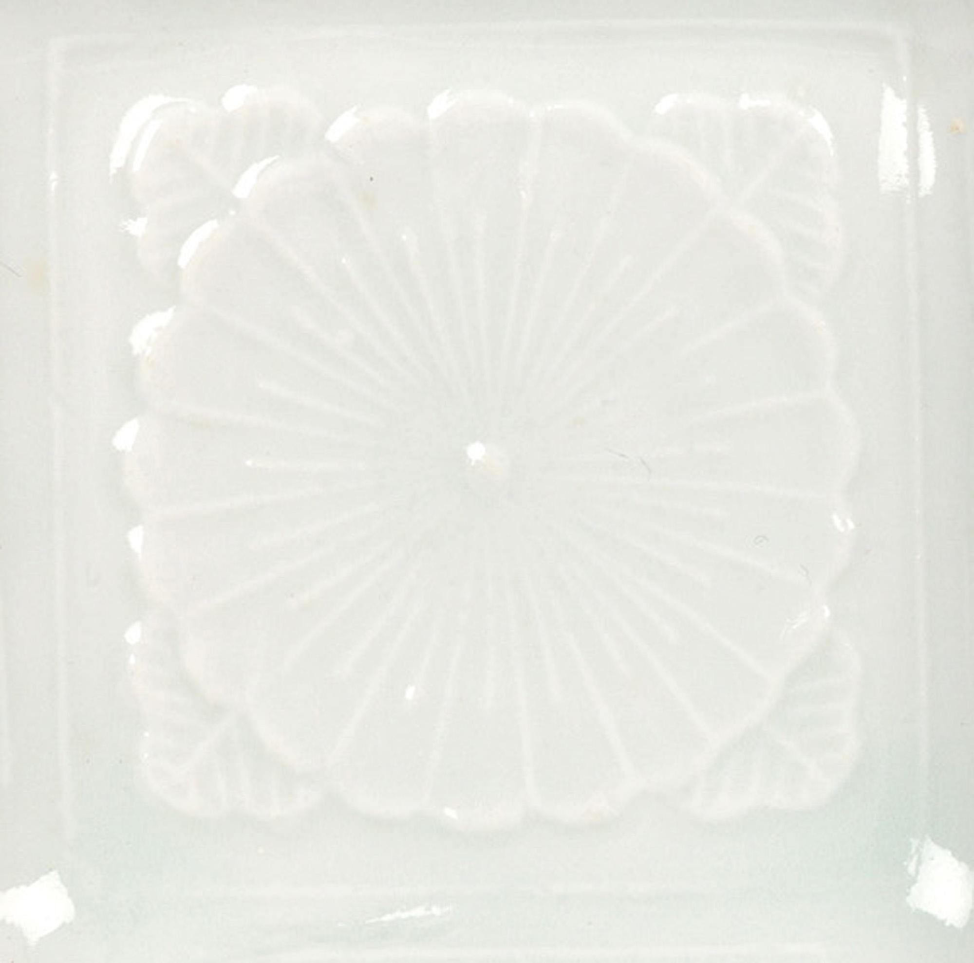 Glazed Chinese Pair Dehua Blanc De Chine Lotus Flower Dishes, 17th C. For Sale