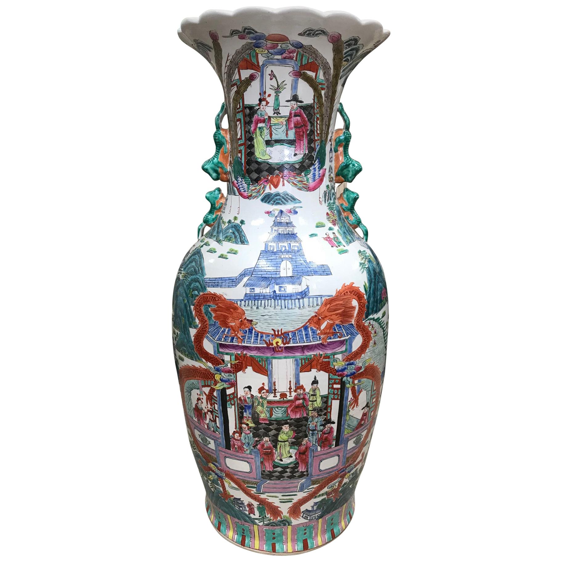 Chinese Palace Vase For Sale