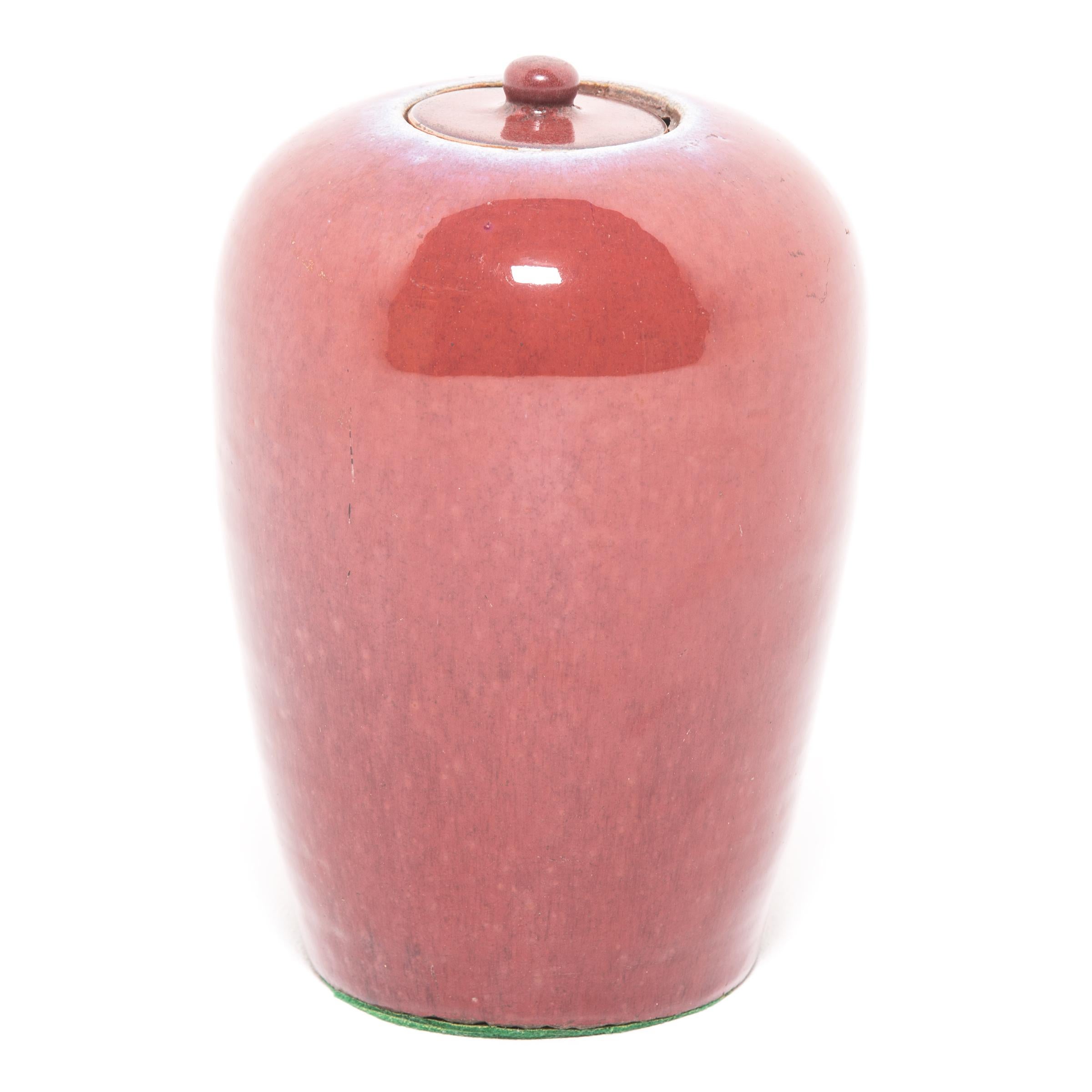 Qing Chinese Peach Blossom Ginger Jar