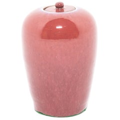 Chinese Peach Blossom Ginger Jar