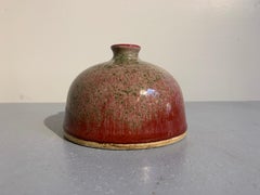 Chinese Peachbloom-Glazed Beehive Water Pot, Taibai Zun, Guangxu Mark