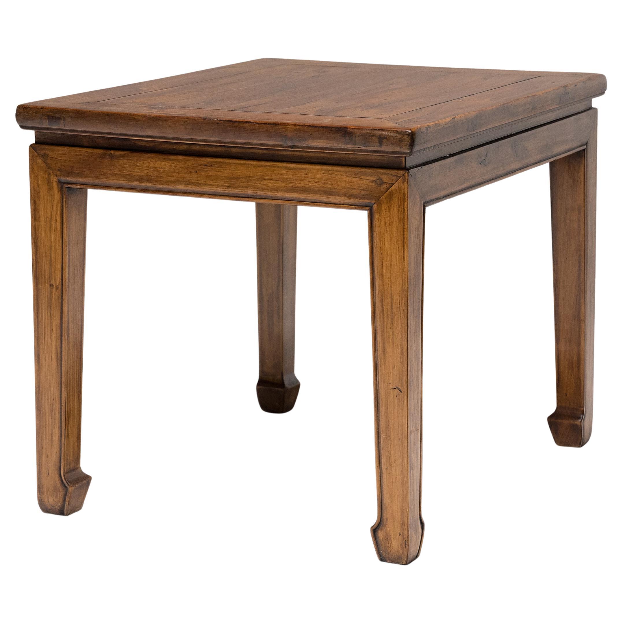 Chinese Peachwood Side Table, c. 1850