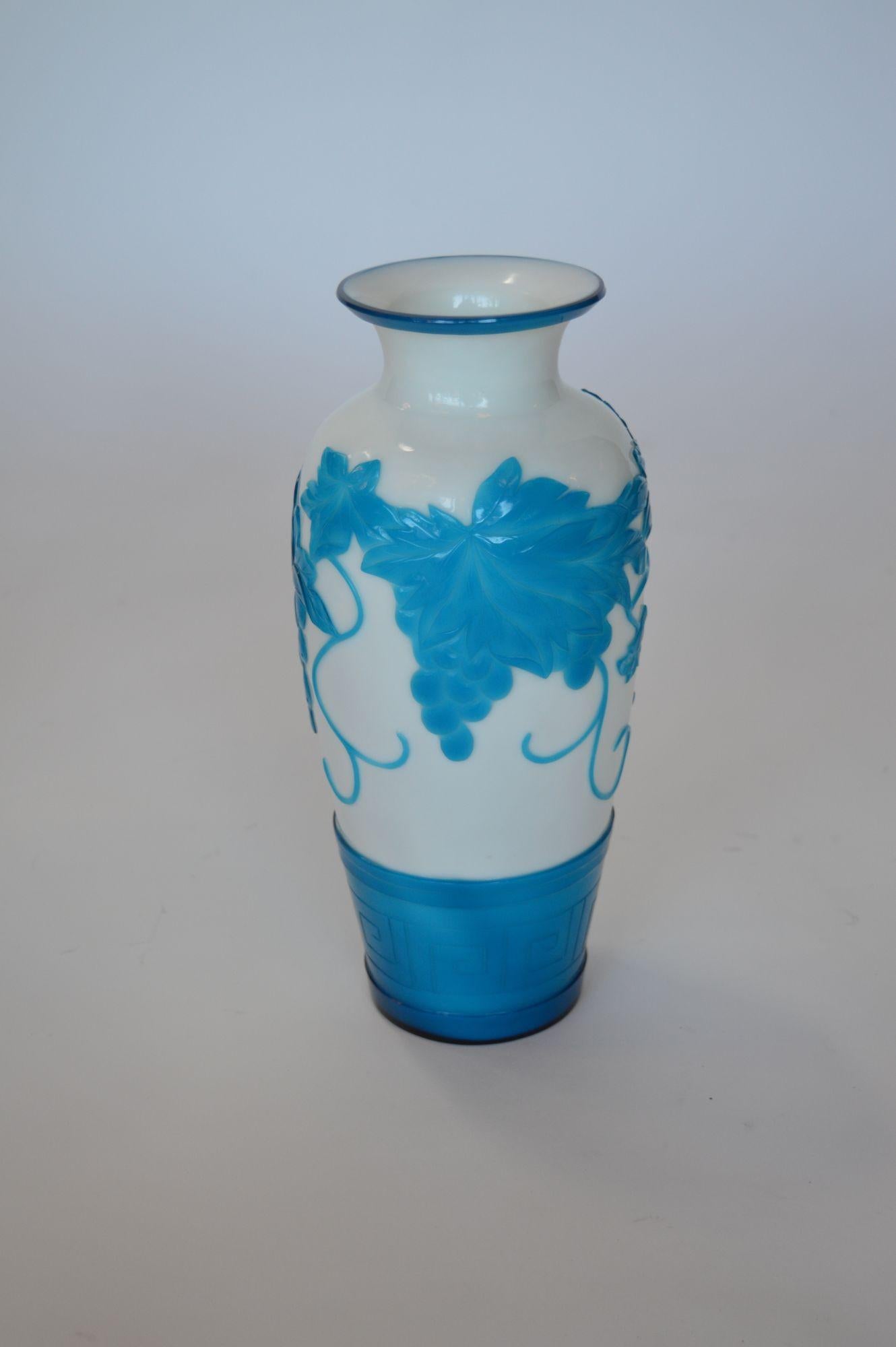 20th Century Chinese Peking Glass Vase For Sale