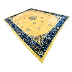 Chinese Peking Hand Knotted Rug