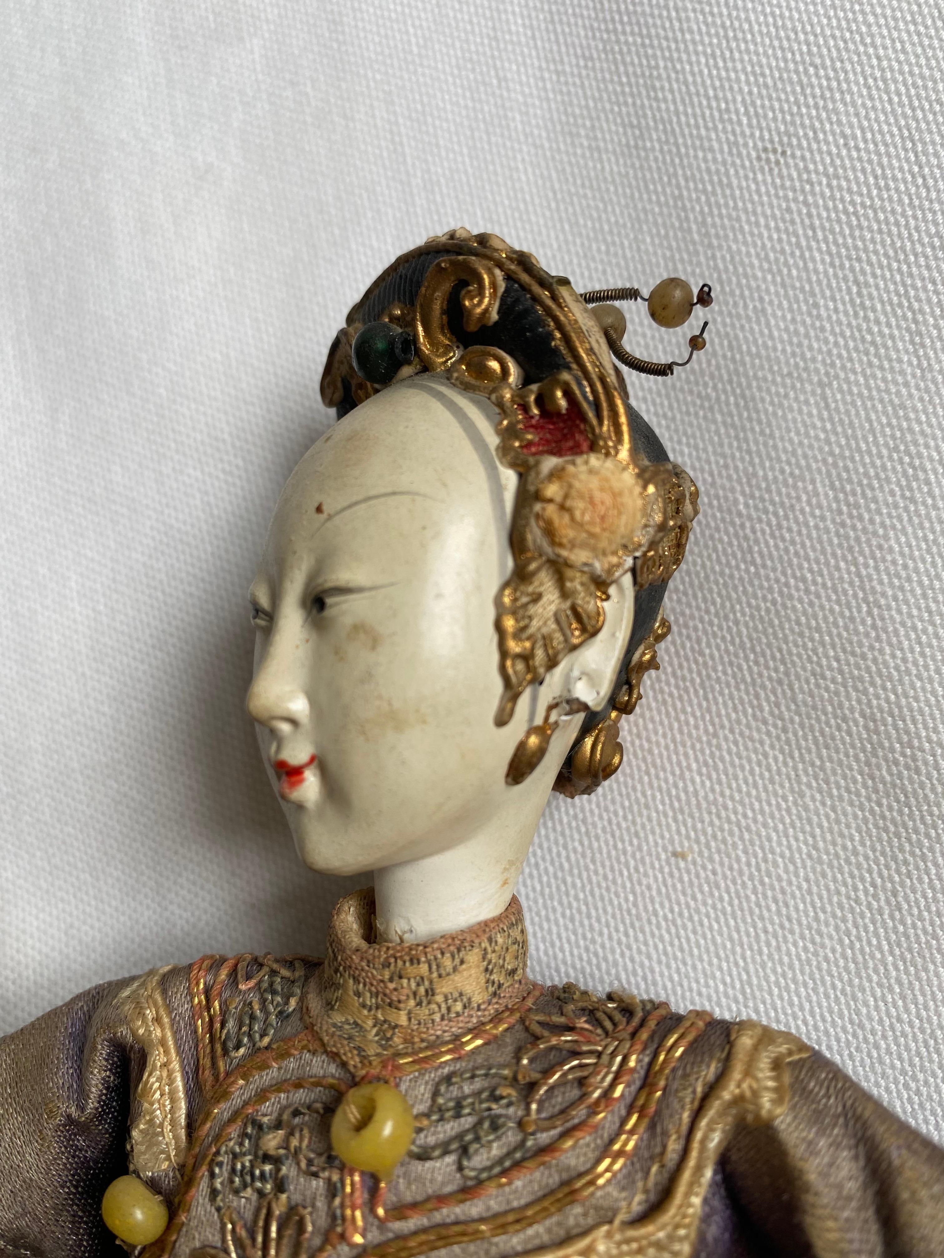 Chinese Peking Opera Theatre Puppet, Chaozhou Doll, Qing Dynasty 6