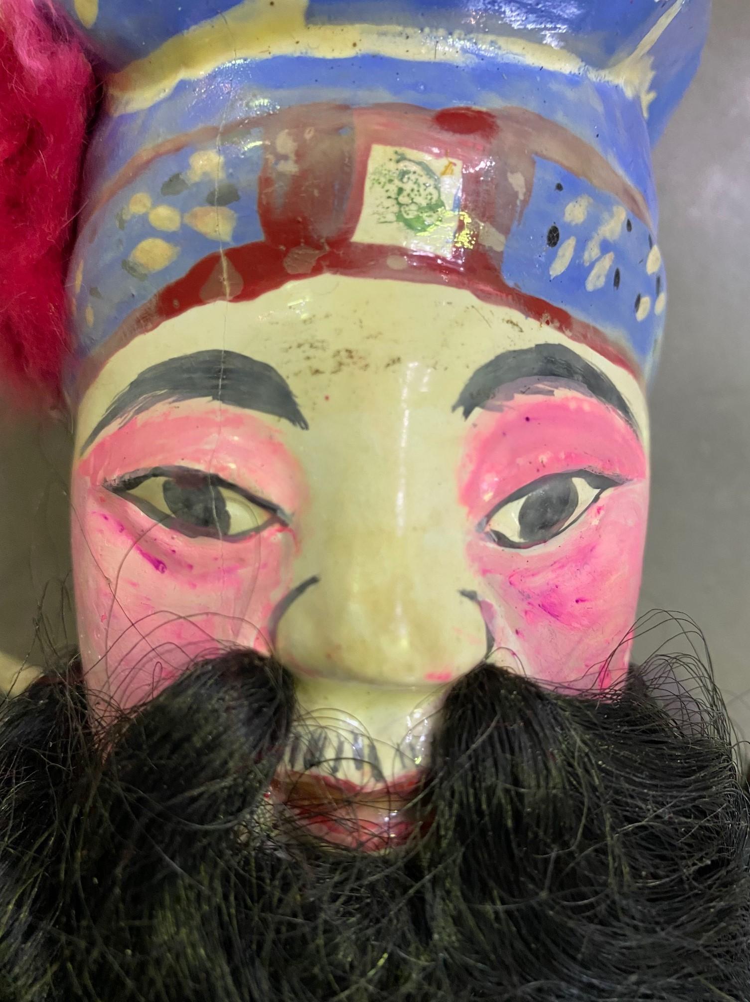Textile Chinese Peking Opera Theatre Puppet Marionette Doll, Early 1900s For Sale