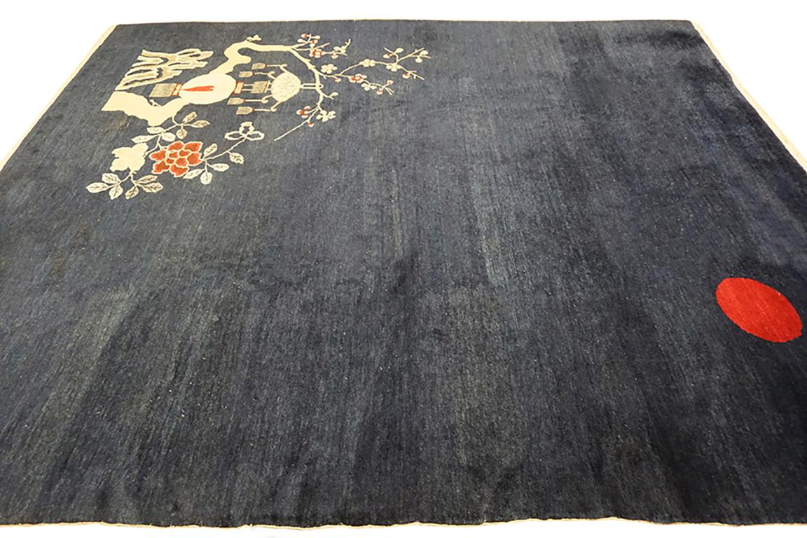 Noué à la main Tapis chinois de Pékin 8' 2