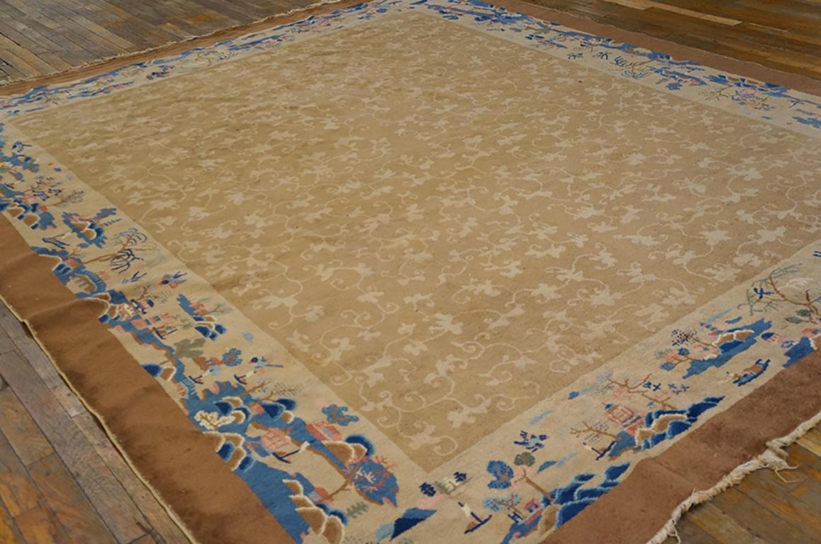 Early 20th Century Chinese Peking Carpet ( 8' x 9'10