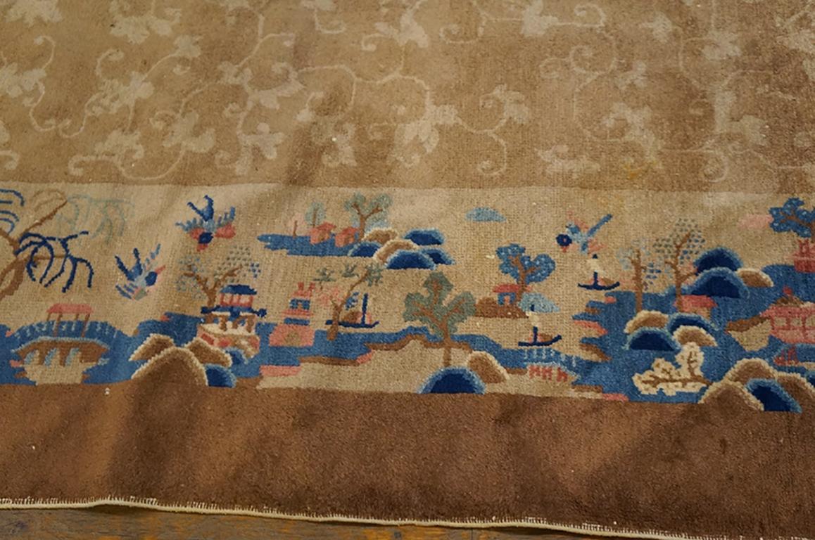 Early 20th Century Chinese Peking Carpet ( 8' x 9'10