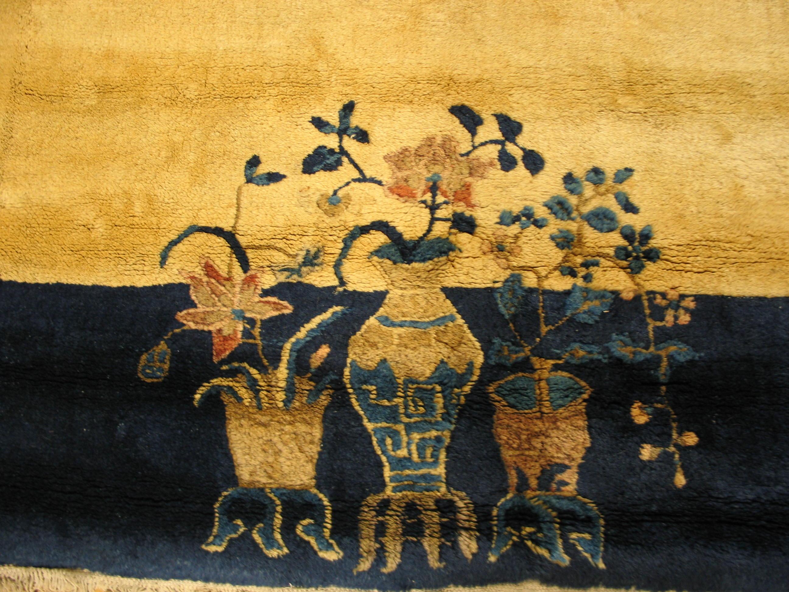 Chinese - Peking rug. Measures: 8'8