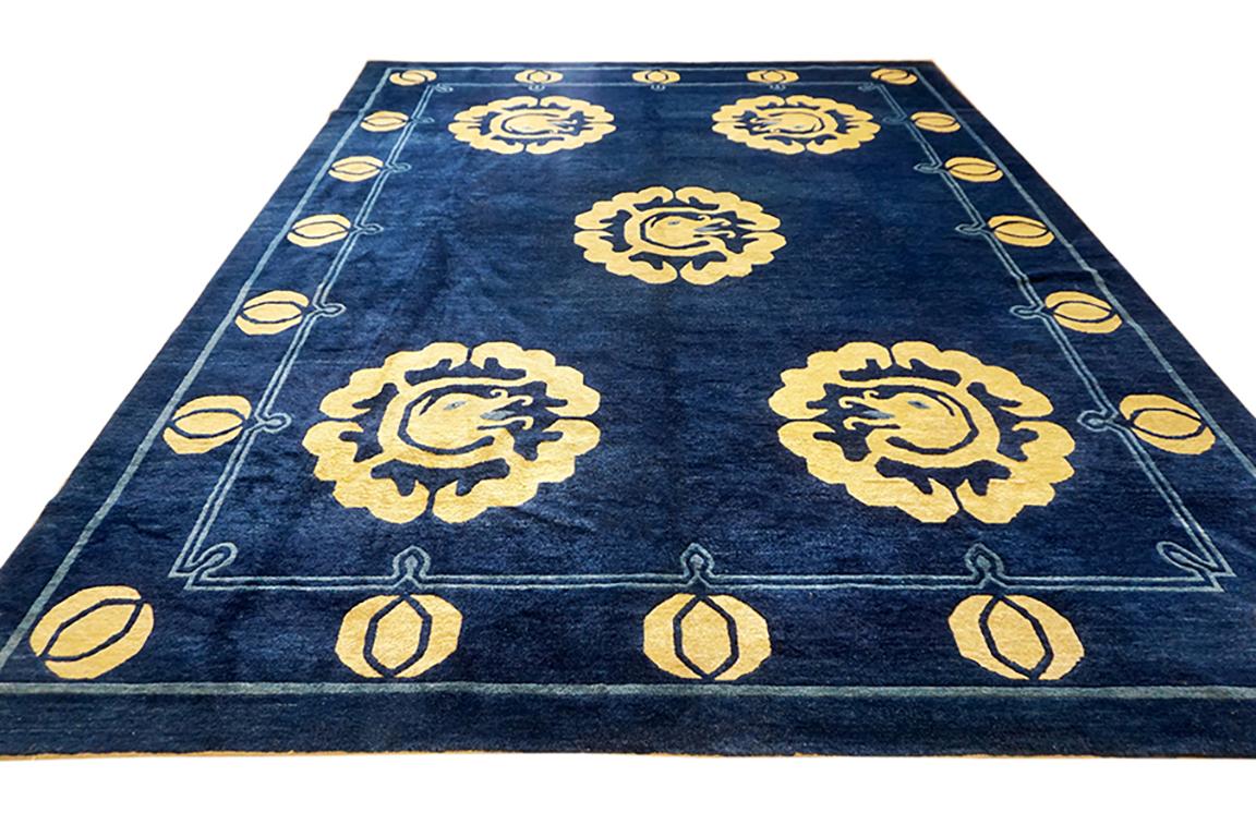 Chinese Peking Rug, Size: 9' x 11' 9