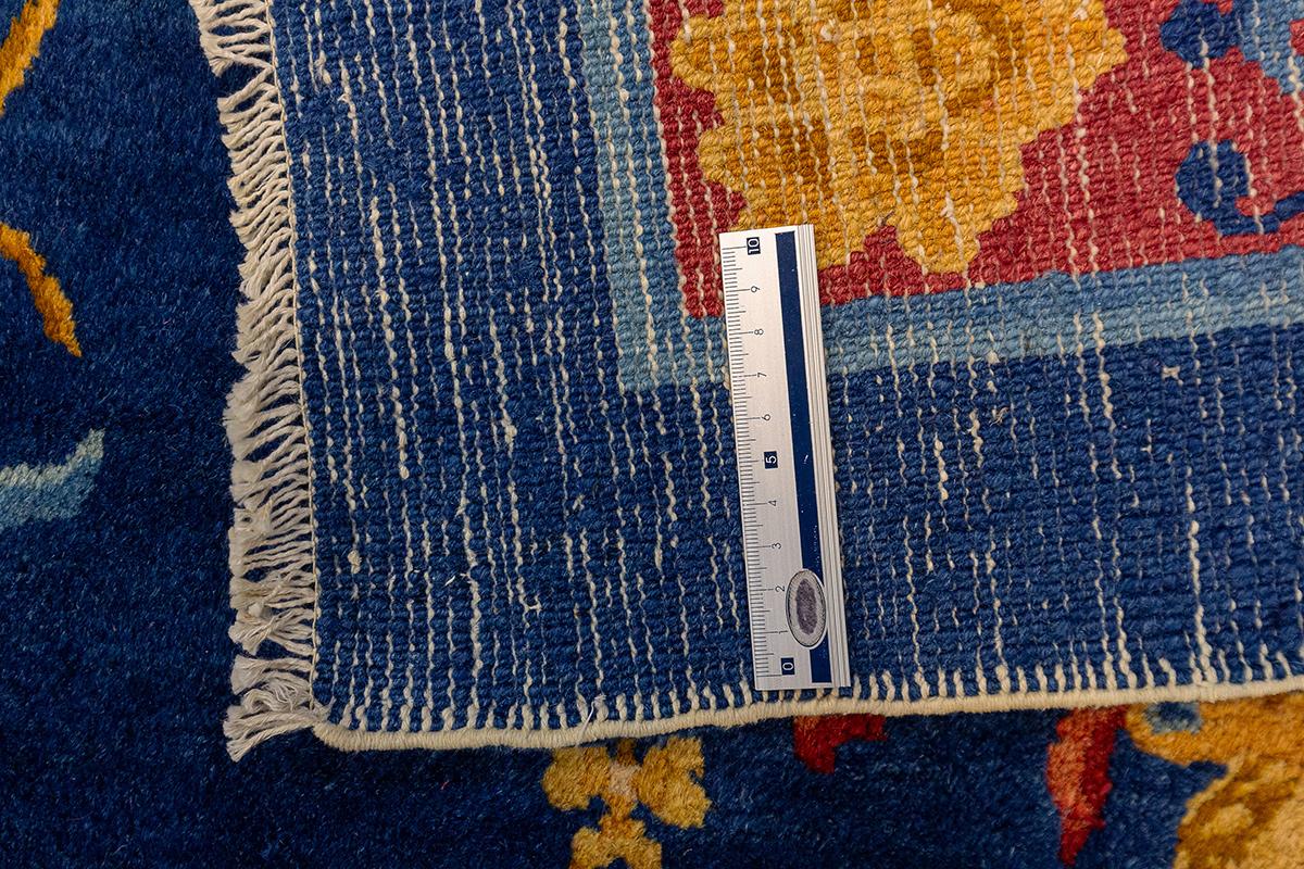 Chinese Peking Rug Blue For Sale 6