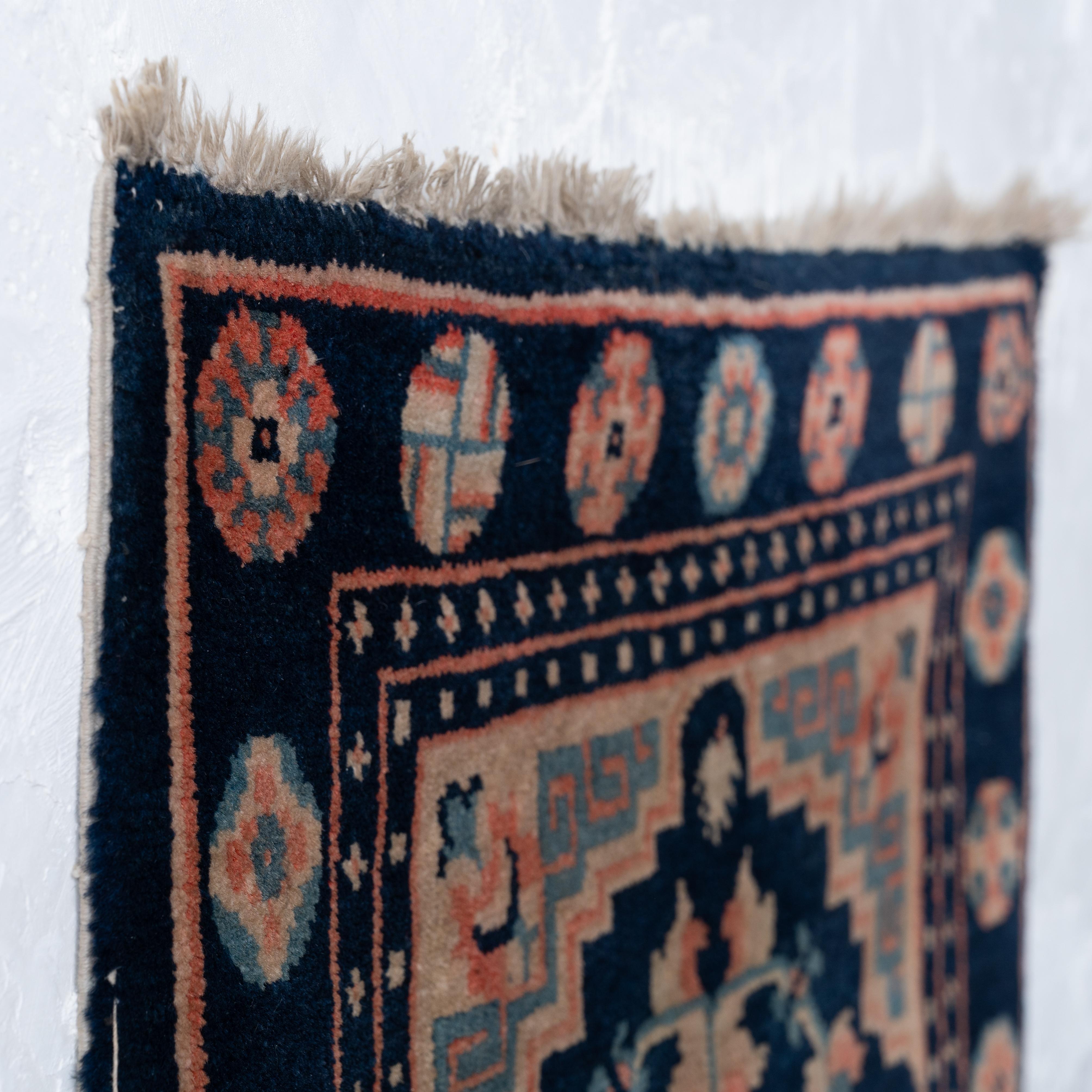 Wool Chinese Peking Rug, c.1890s For Sale